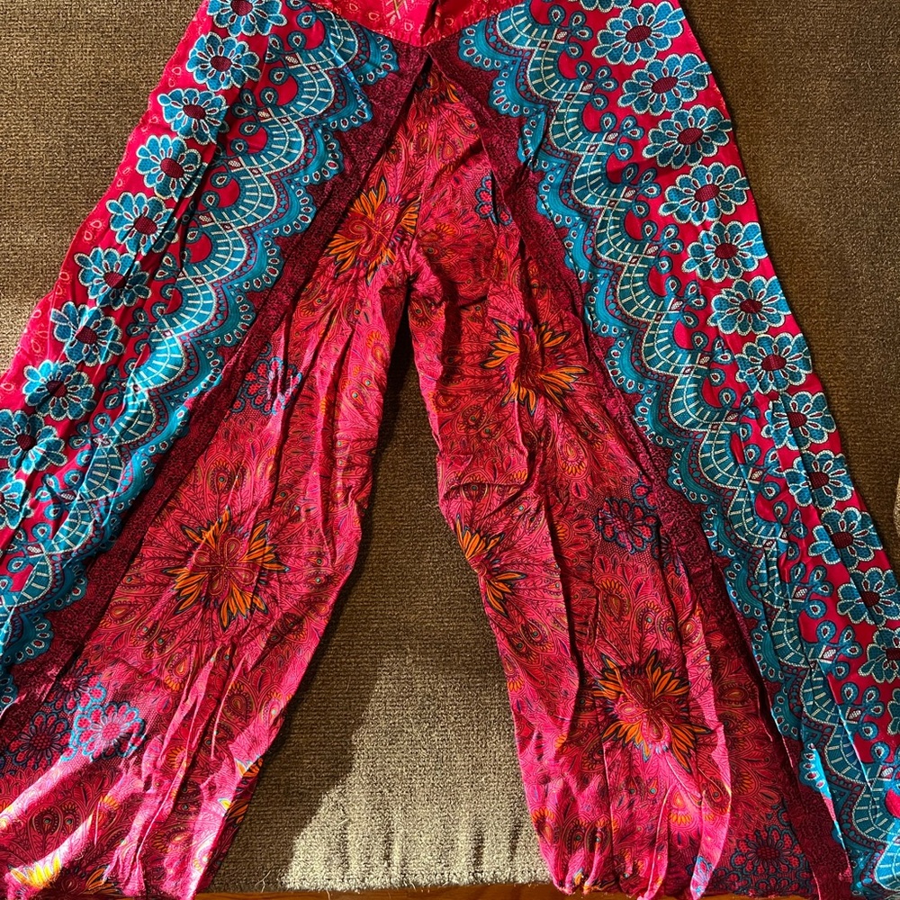 Light weight fun bright that look like a skirt but their pants